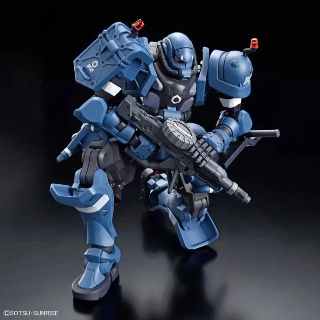 Genuine Bandai Original Gundam GQuuuuuuX  Model Kit HG Mobile Suit  1/144 Anime Figures MS-06-SSP Police Zaku Action Model Toy
