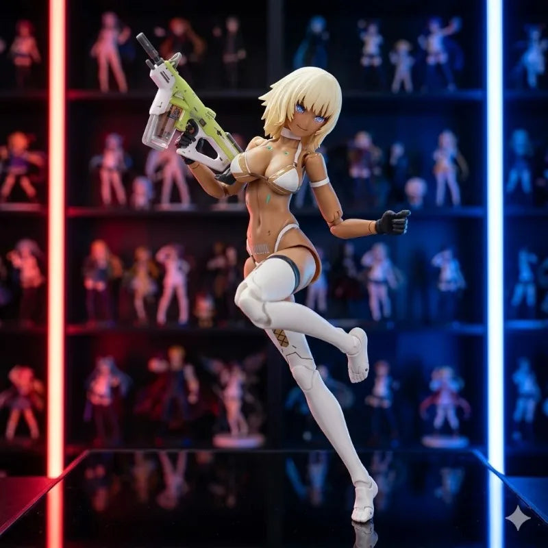 Brand New In Stock 100% Authentic Snail Shell 1/12 MILK TEA Milk·T Mecha Girl Action Figure Original Mecha Collectible