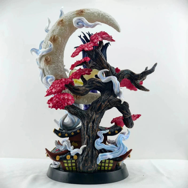 Demon Slayer Kochou Kanae Figure 39cm Uncensored Light Up Anime Statue Scene Model Desk Decor Collectible Gift Toy