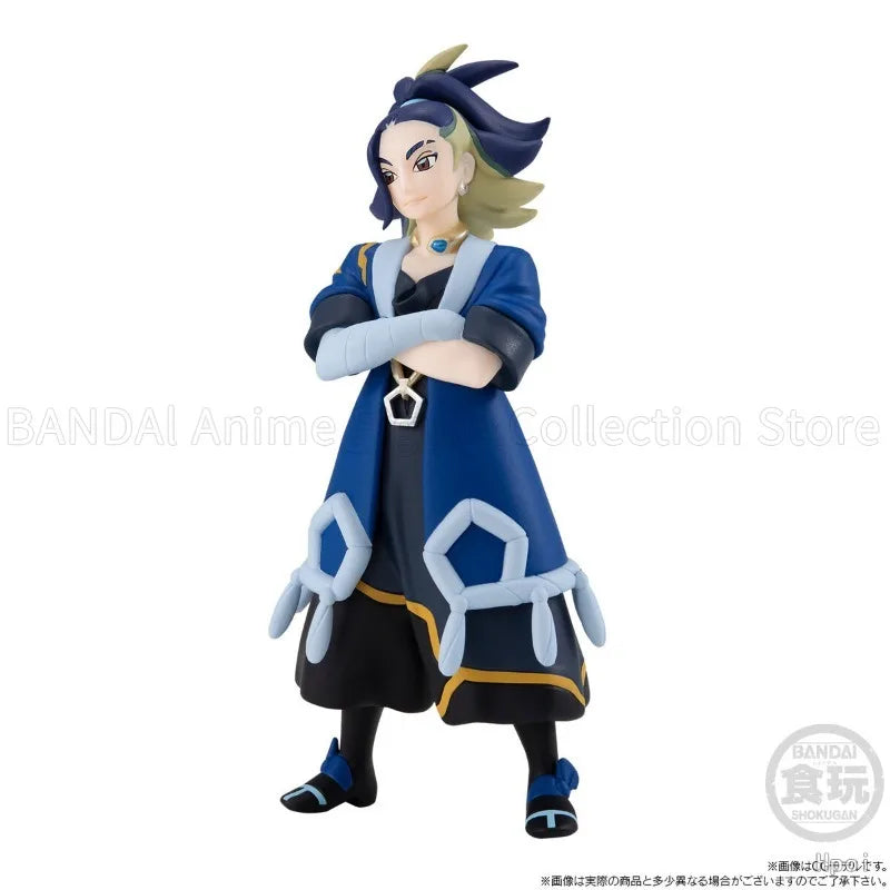 Original Bandai Pokémon SCALE WORLD Hisui Region Adaman ＆ Leafeon Model Toys Gifts Collection