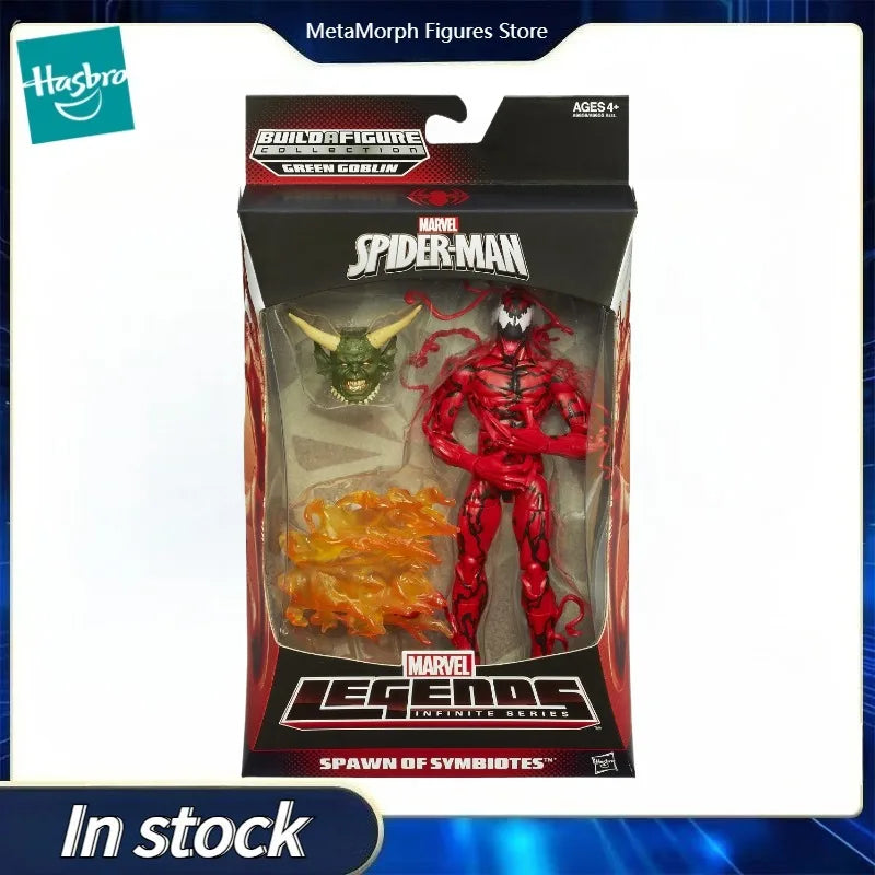 Original Hasbro MARVEL LEGENDS INFINITE SERIES SPIDER-MAN SPAWN OF SYMBIOTES Anime Figure Toy Collection Model