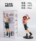 25CM Anime One Piece Portgas D Ace Figure BWFC World Figure Colosseum 10th See You Again Wave Ace Zoukei Ou Action Figure PVC