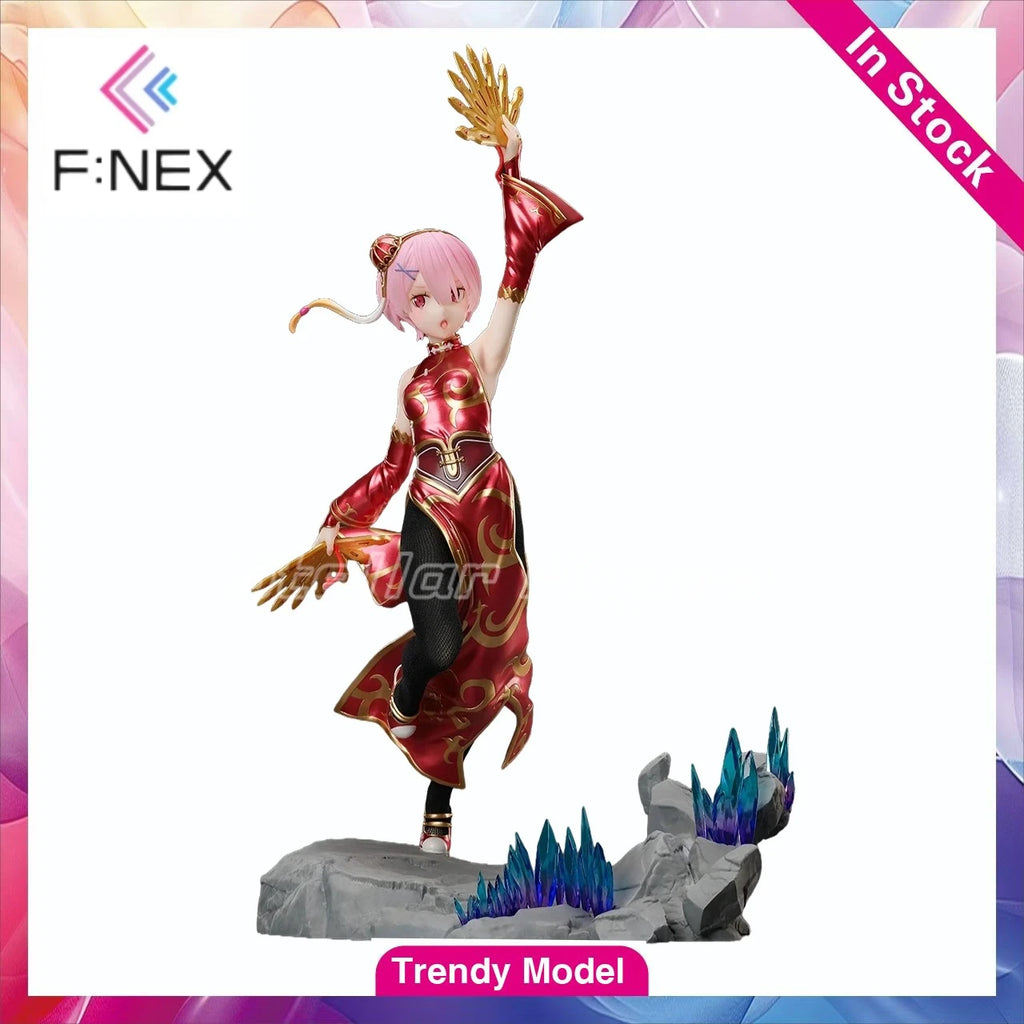 【TM】In Stock F:NEX Re: Life A Different World From Zero RAM 1/7 Scale Figures Model Collection Anime