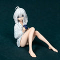 Hot The Journey Of Elaina Elaina Sitting In Pajamas Anime Girl Figure 11cm Model Statue Collection Desktop Decoration Toys