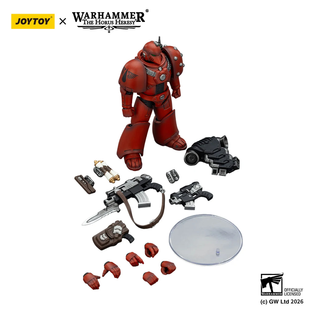 【In Stock】JOYTOY Warhammer 40K Blood Angels MKVI Tactical Legionary 1/18 Action Figure Toys Collection