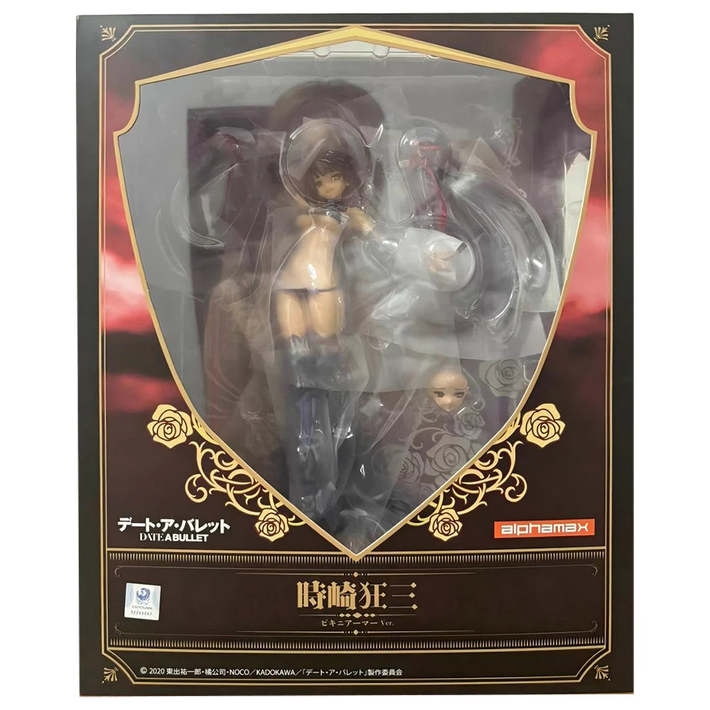 Genuine AlphaMax Date A Bullet Kurumi Tokisaki Bikini Armor Ver. 1/7 Scale Figure Original Anime Statue Model