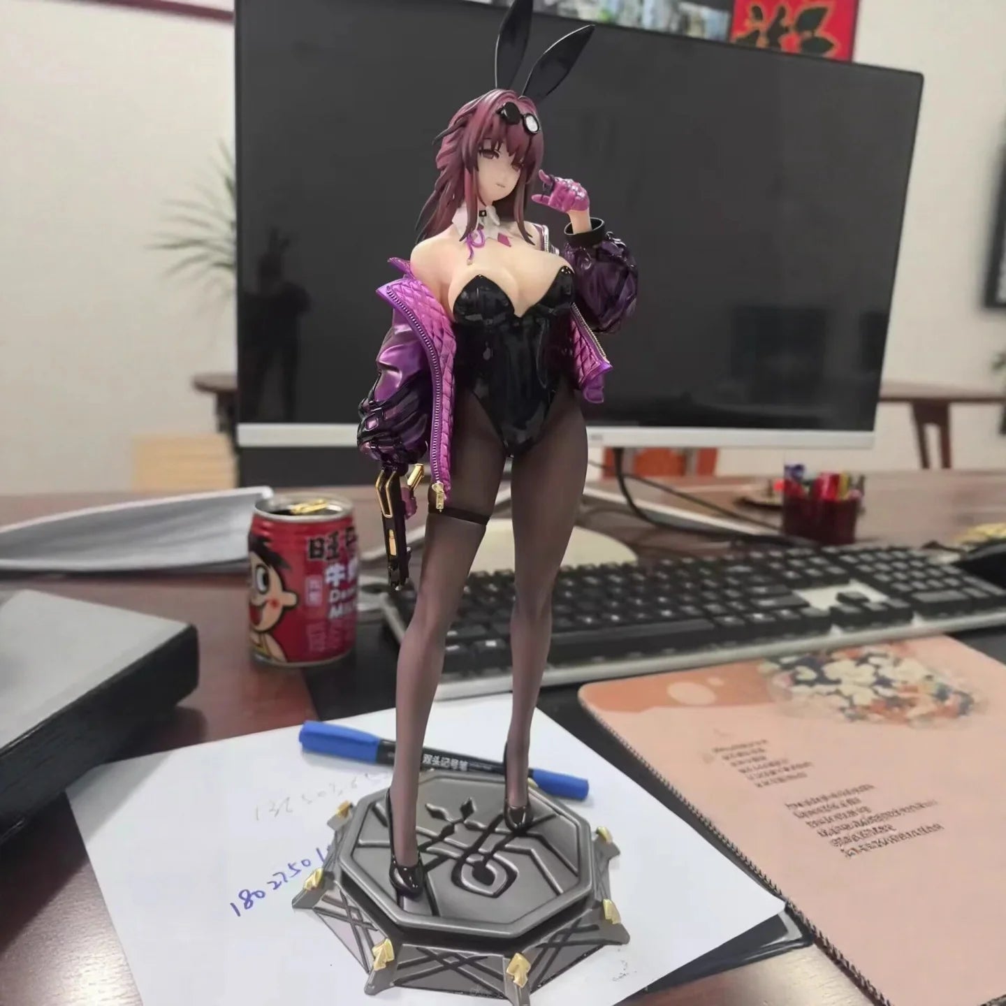 32cm Honkai Star Rail Figure Kafka Figures Bunny Girl Kafka Anime Figure Gk Model Collect Decoration Toy Halloween Gifts
