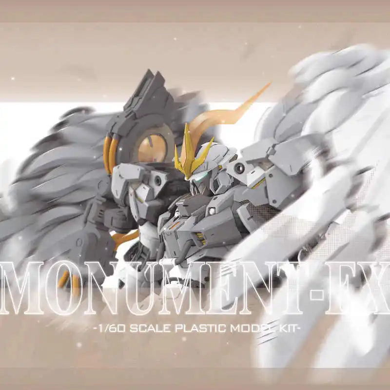 In Stock Strangework MONUMENT-EX PEPAIRTYPE Assembling Model Mecha Pvc Toys 1/60 SCALE PLASTIC MODEL Tallgeese Flugel OZ-00MS