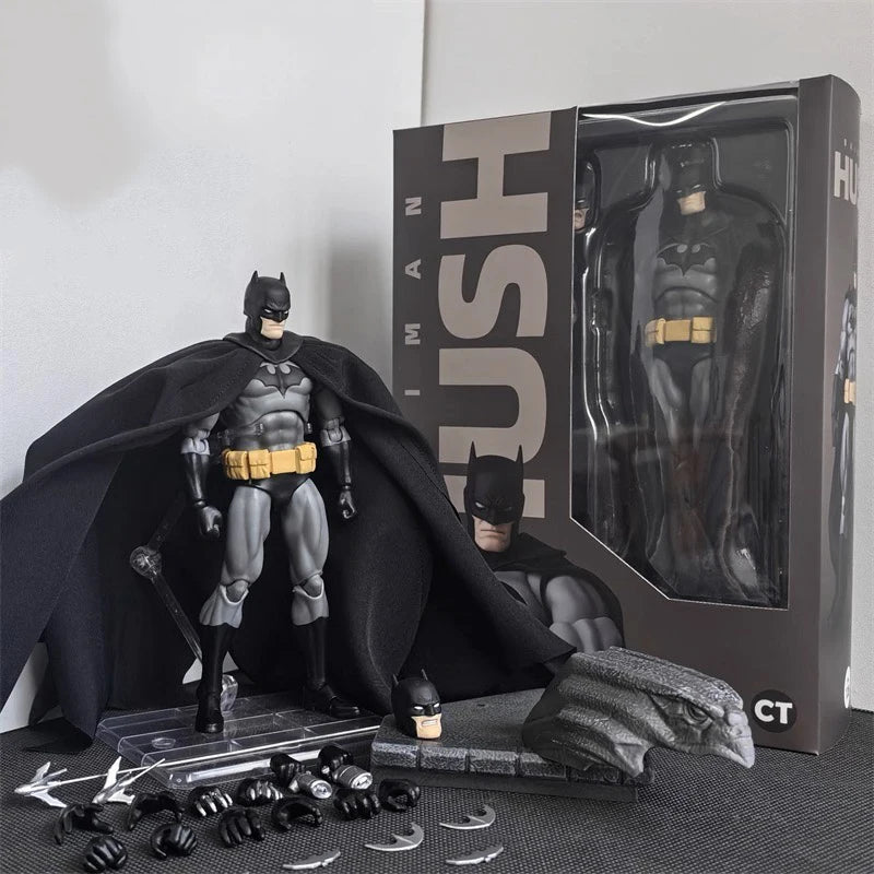 In Stock CT Toys Batman Figure Batman Mafex 126 Action Figures DC Justice League Hush Figurine The Dark Knight Collection Toy