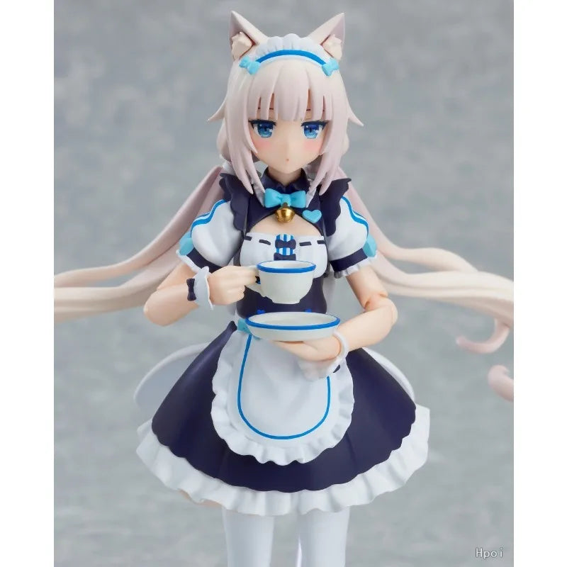Max Factory Original Figma Series NEKOPARA Vol. 1 Soleil Opened! #486 Chocolate/Vanilla Maid Dessert Movable Toy Collection Gift