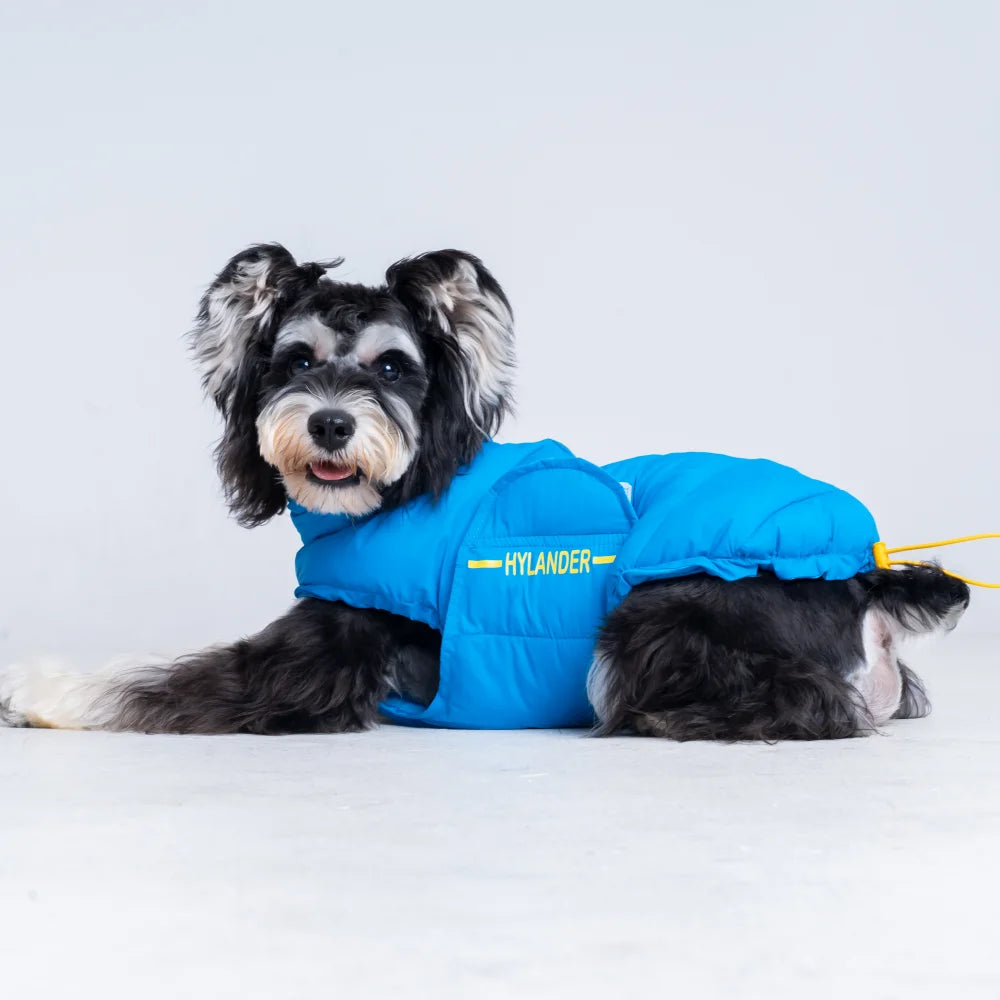 Hundemantel, Bekleidung, Kostüme, Jacke für Hunde, reflektierend, hochgeschlossen, gesteppt, Puffer, warm, Winter, große Hundekleidung