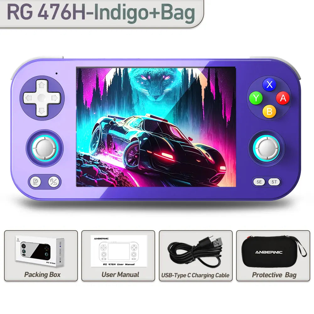 Anbernic RG 476H Retro Handheld Game Console RG476H Android 13 Unisoc T820 4.7 Inch LTPS Touch Screen1080 DP Output Streaming