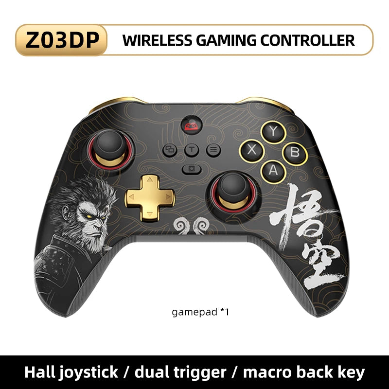 VILCORN PC Gaming Controller FPS Wireless Pro Gamepad For PS4 Switch Android IOS with Micro Motion Hall Trigger Joystick
