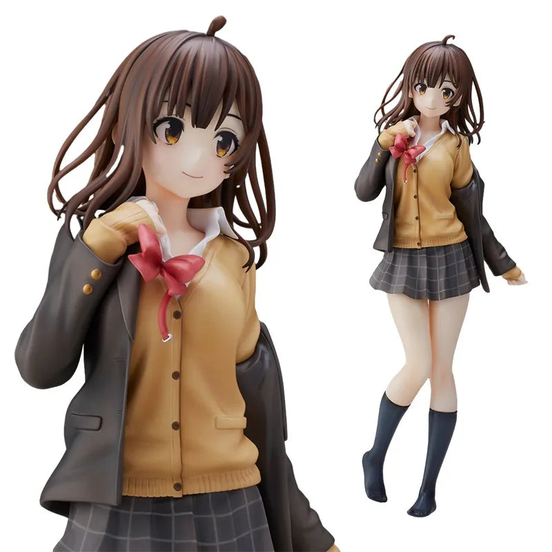 26 cm Sayu Ogiwara Anime-Mädchenfigur Ich habe mich rasiert und eine Highschool-Ausreißerin aufgenommen Ogiwara Sayu Actionfigur Modellpuppenspielzeug für Erwachsene
