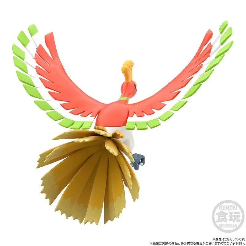 In Stock Bandai Pokemon Scale World Kanto Region Ho-Oh 1/20 Collectible Original Table Model Toys Figures Gifts WY
