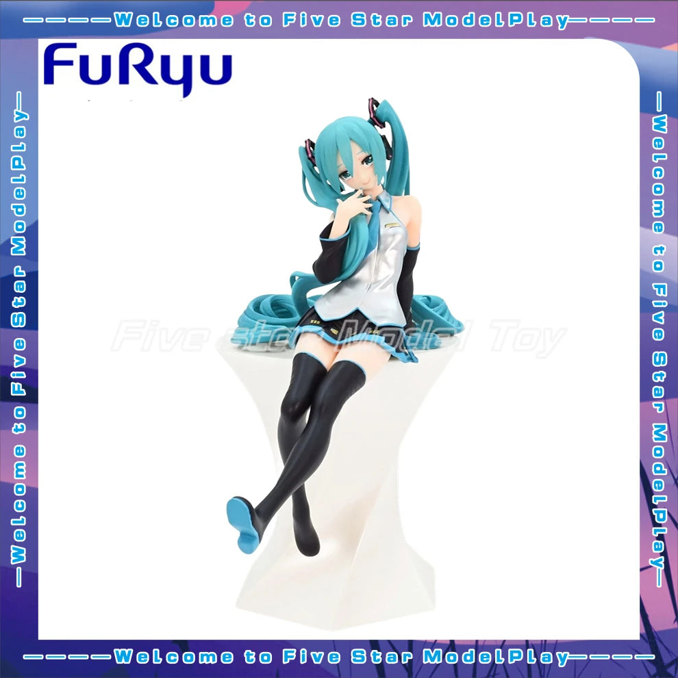 【In Stock】Original FURYU Hatsune Miku Noodle Stopper Figures Anime Models Toys Gifts