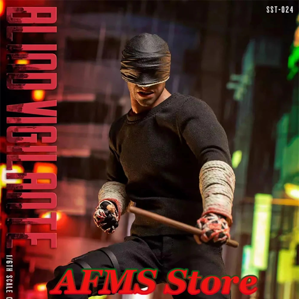 Soosootoys Sst-024 1/6 Scale Collectible Figure Daredevil Classic Comics Super Blind Hero Full Set 12" Men Soldier Action Figure