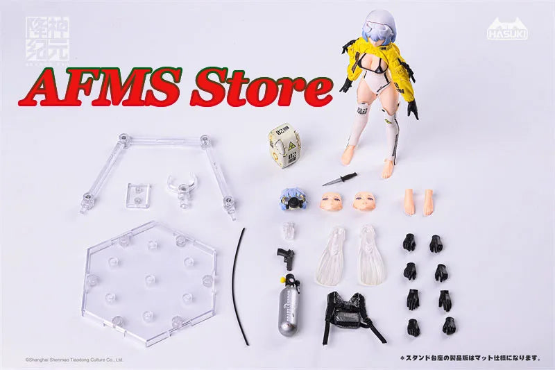 HASUKI SE002 1/12 Female Soldier Craken Brave Outdoor Explorer Deep Sea Diving Girl Full Set 6" Action Figure Dolls Toys