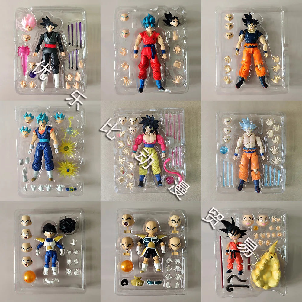 Bandai Dragon Ball Z Son Goku Figure SHF S.H.Figuarts Goku War Damage Super Saiya Anime Action Figures Model Toys Birthday Gift