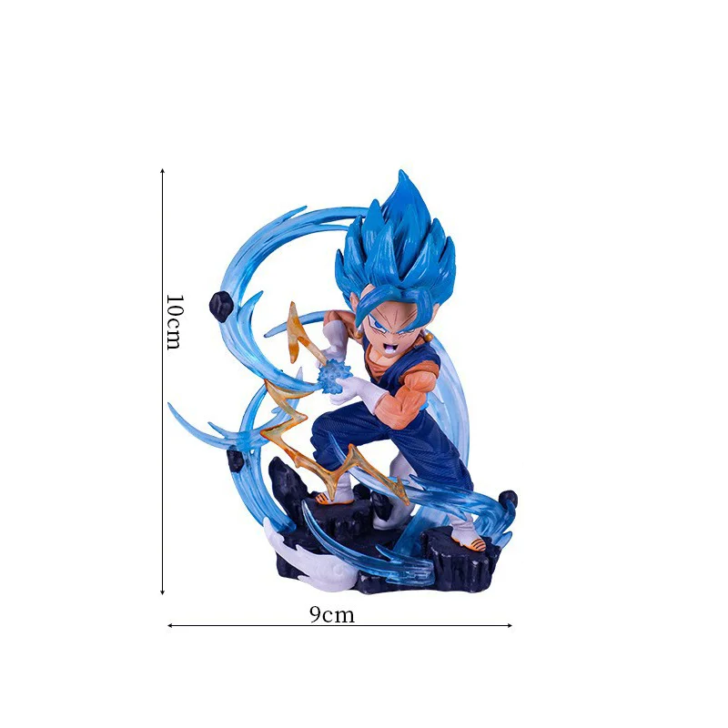 Q-Version Dragon Ball Z Vegeta Figur Vegetto Figur 11CM PVC Actionfiguren Sammlung Modell Spielzeug