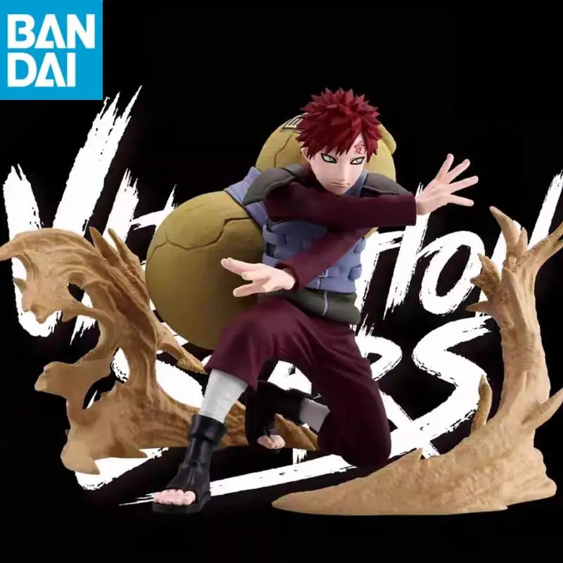 Bandai Namco Banpresto Naruto Shippuden Vibration Stars Gaara PVC About 12Cm In Stock Genuine Original Collector Figurine Toys