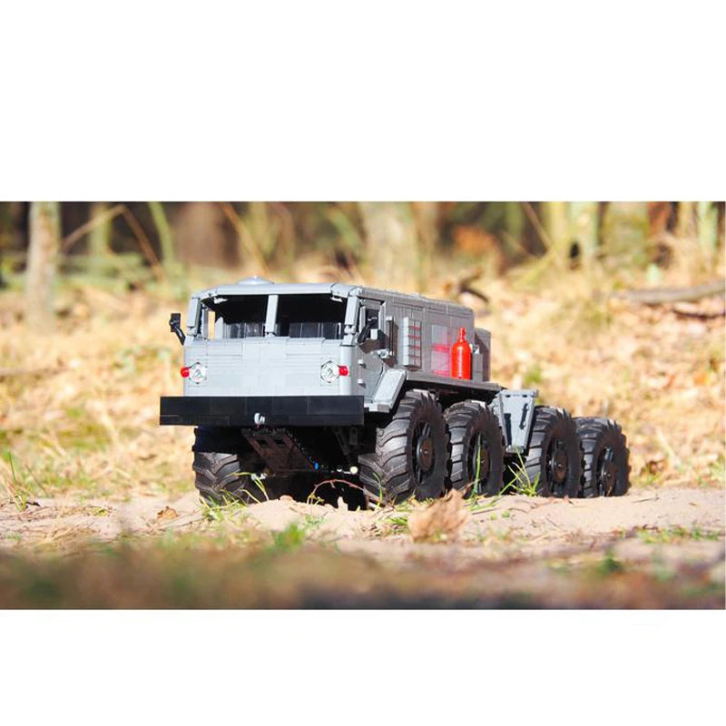 Military Series Armed Transport Vehicle MAZ 537 Model Assembling Building Blocks Set MOC Classic Bricks Kid's Toys Birthday Gift