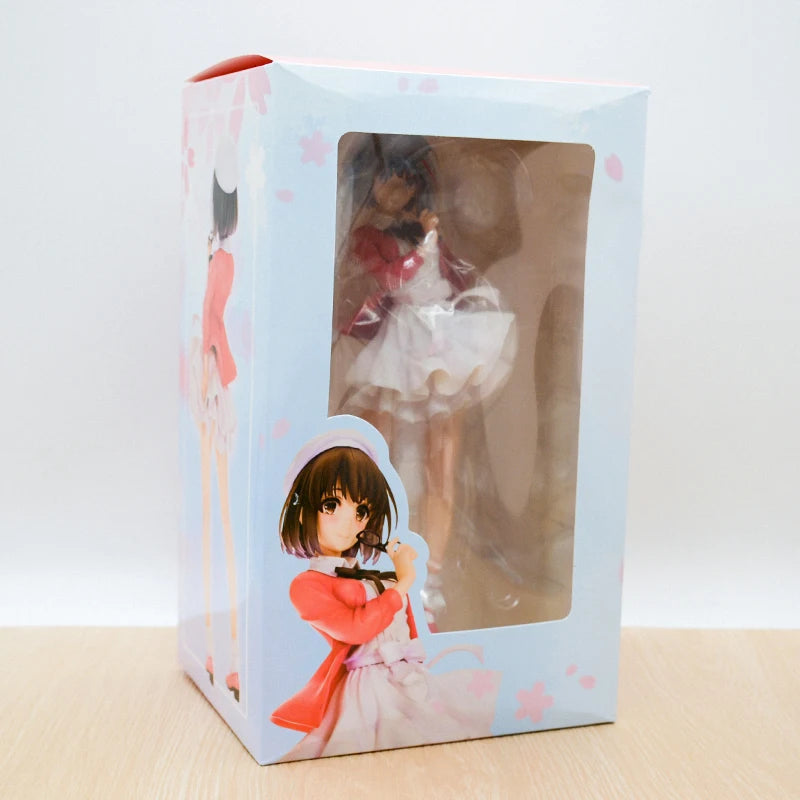 24cm Saekano: How to Raise a Boring Girlfriend Anime Figure Maid Megumi Kato Action Figure Kato Megumi Figurine Adult Doll Toys