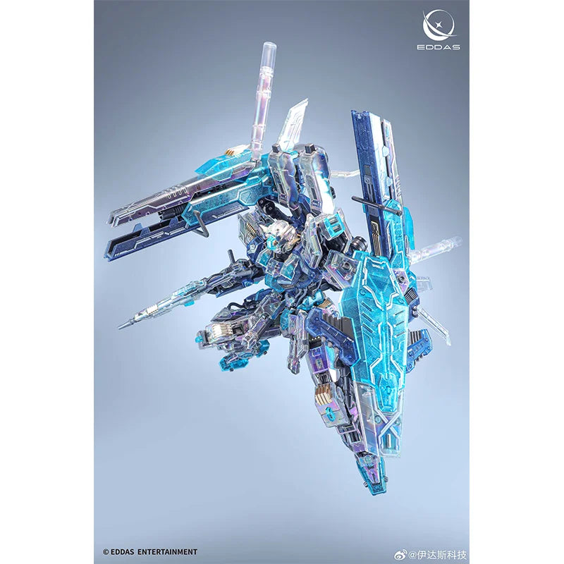 In Stock EDDAS Model Asgard MG 1/100 Hologram Ver. Assembly Model Kit Toy Special Clear Color Action Figure Model Kits Gifts