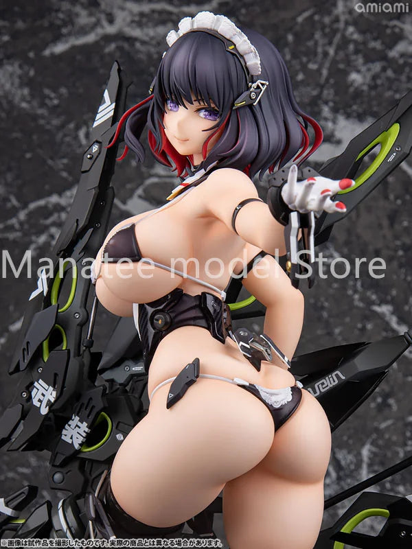 AmiAmi x AMAKUNI Original Meido-Busou: Javelin 1/7 PVC Action Figure Anime Model Toys Collection Doll Gift