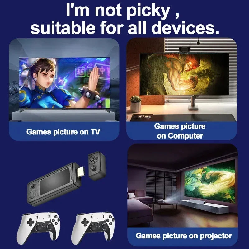 X9 PRO Game Stick 4K Retro Video Game Console Classic Gaming Console 64GB 30000 Games 2.4G Wireless Gamepad play station 4