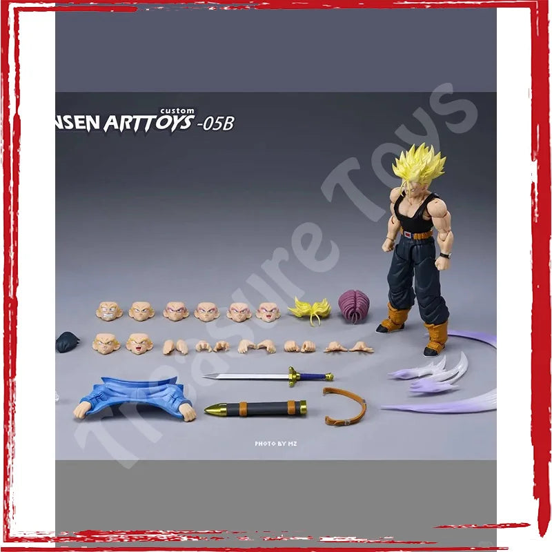 Tonsenarttoys Tonsen Arttoys Kamione Dragon Ball Z Super Saiyan SSJ SSJ2 Trunks 05a 05b Anime Action Figures Models Toys Gifts