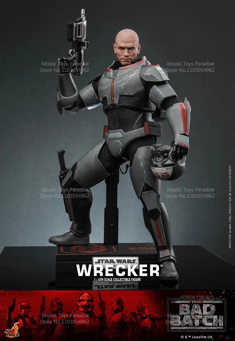 HOTTOYS HT TMS099 1/6 Collectible Toys Wrecker Star Wars Bad Batch Men Soldier 12inch Action Figure Model Gifts