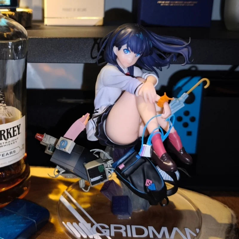 Gridman Rika Statue Hot 18cm Ssss Gridman Anime Figure Takarada Rikka Statue Pvc Gk Statue ...