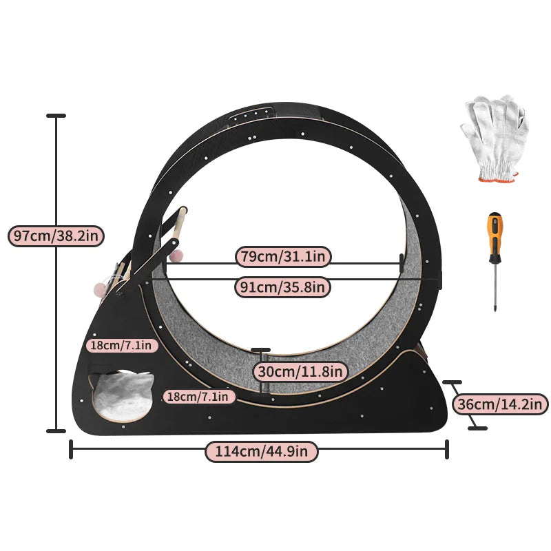 Simple Roller Silent Household Pet Sports Running Wheel Pet Cat Treadmill
