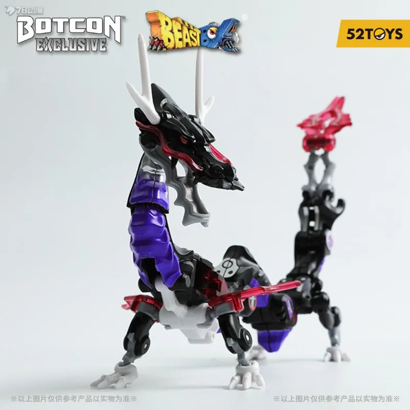 52TOYS BEASTBOX Finished Product Movable Limited Edition Set Kangaroo Tiger Crocodile Dragon Action Toys Model Gifts for Boys
