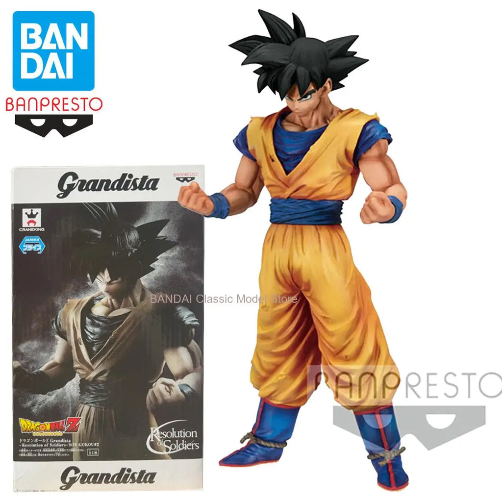 100% Original in Stock Bandai Spirits BANPRESTO Grandista Dragon Ball Z Son Goku Anime Figure Collection Series Model Toys