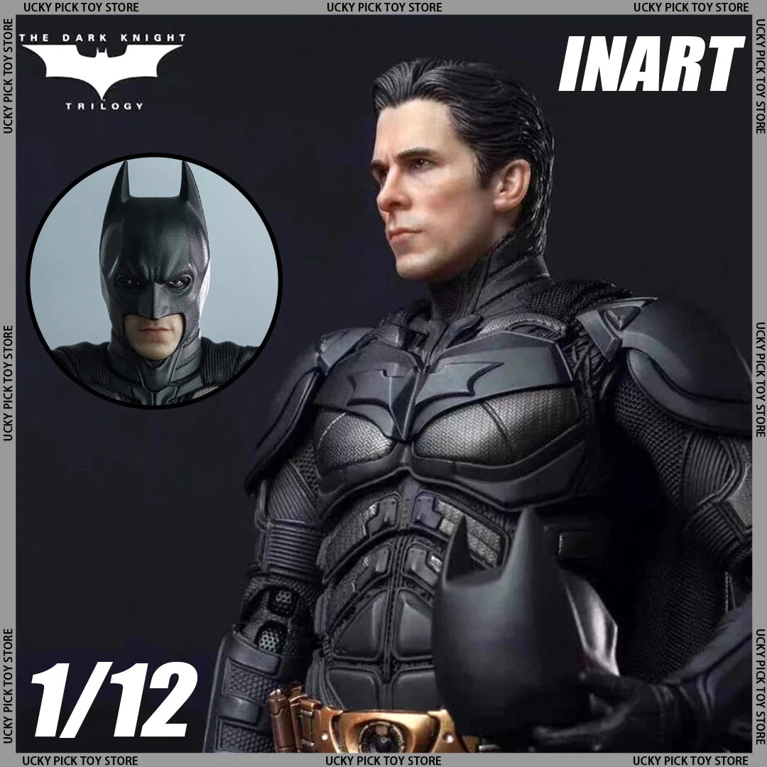 New Inart Batman The Dark Knight Rises 1/12 Scale Action Figures Toy Gift Collection Standard Deluxe Gifts Toys