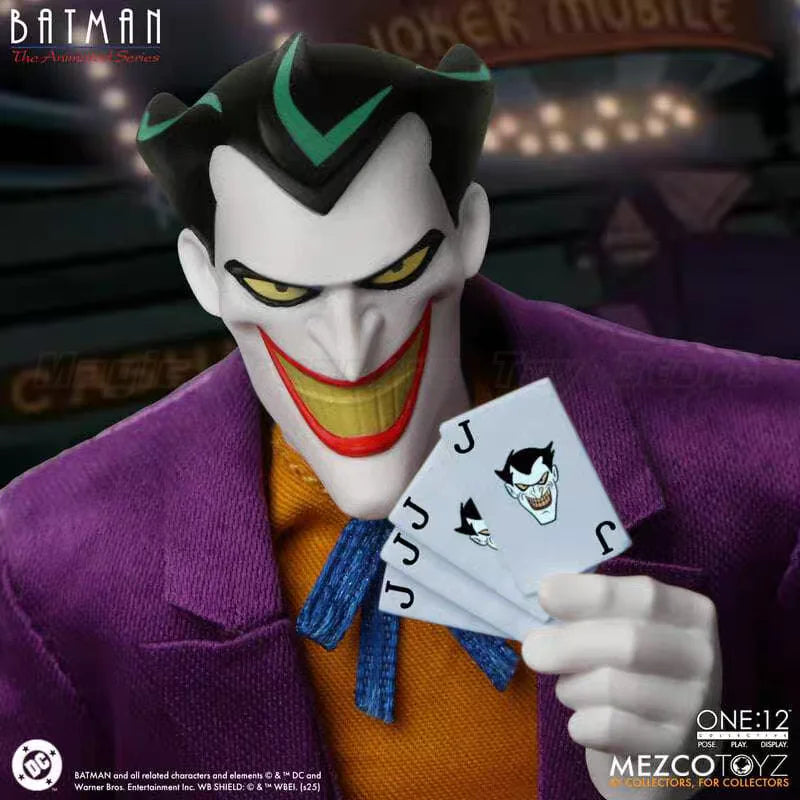 【In Stock】Mezco ONE:12 Batman Joker Animated Version 1/12 6-inch Action