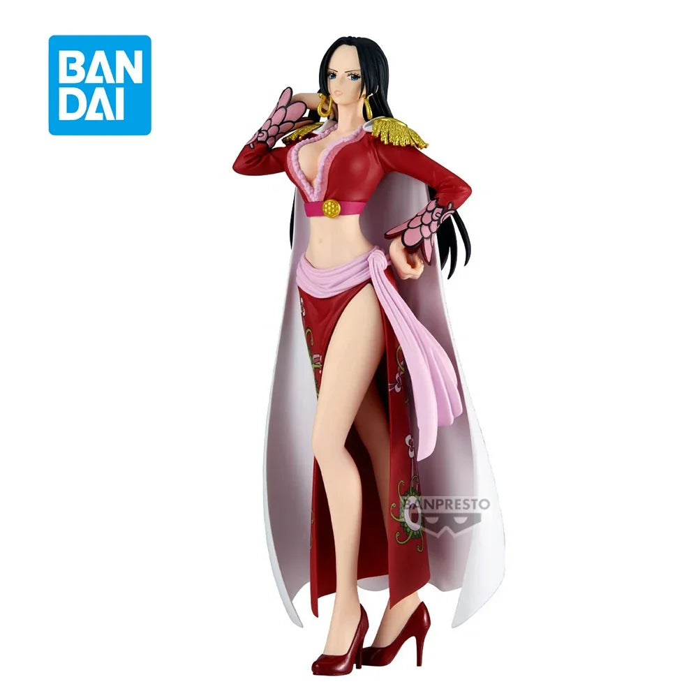 Original Banpresto Glitter & Glamours One Piece Boa Hancock 22Cm Anime Action Figure PVC Collectible Model Toys Children's Gifts