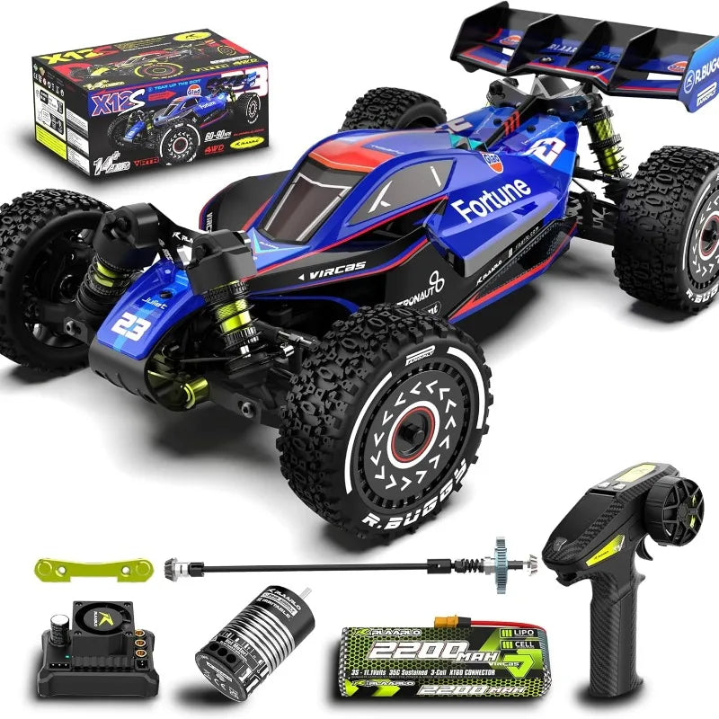 1/12 Brushelss RC колички за възрастни Максимална скорост 50+ мили в час RC количка Всички терени RC бъги Офроуд камиони Хоби 4x4 Дистанционно управление