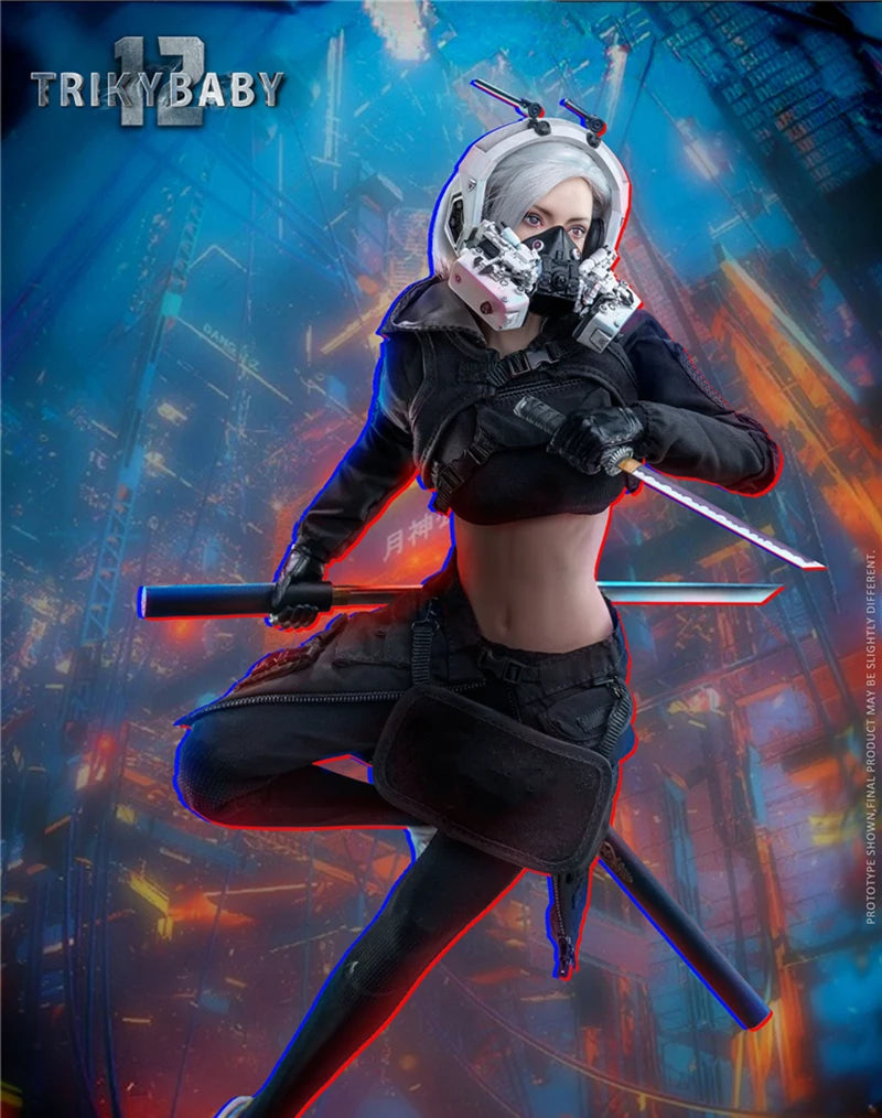 Verycool Vcf-2060 1/6 Women Soldier Punk Trickybaby Handsome Battle Beauty Girl Combat Suit Version 12" Action Figure Model