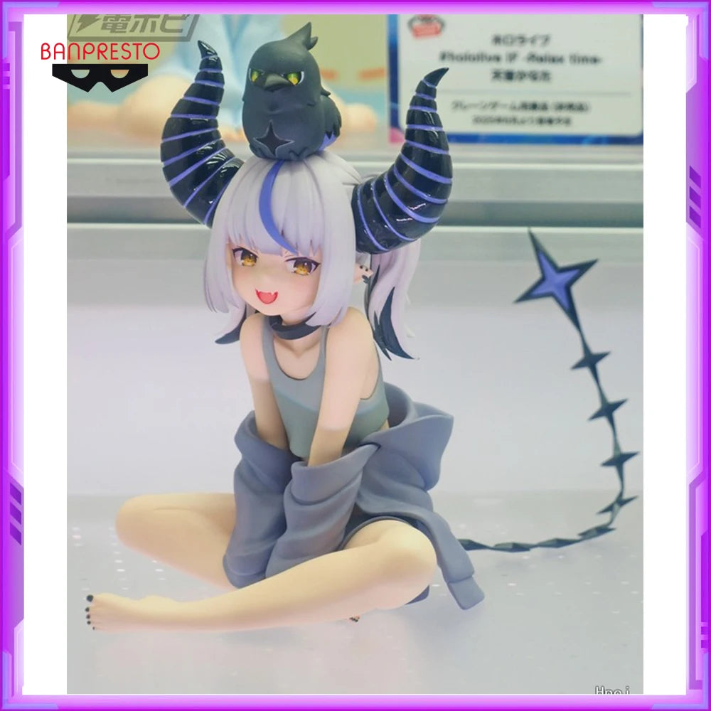 In Stock Original BANPRESTO Hololive Production La Darknesss PVC Anime Figures Action Figure Model Toys Gift