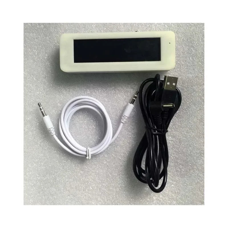 3.12-инчов OLED дисплей за музикален спектър, гласово управление за кола, VU метър, усилвател, микрофон, 8 пъти за показване на ефекти