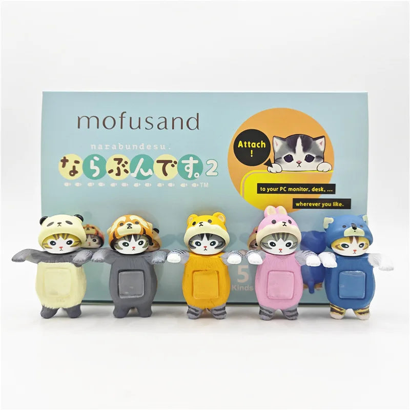 Cute Cat Resting Chin on Paws Blind Box Figurines Animal-shaped Mini Figurines Trendy Toys a Surprise Birthday Gift for Children