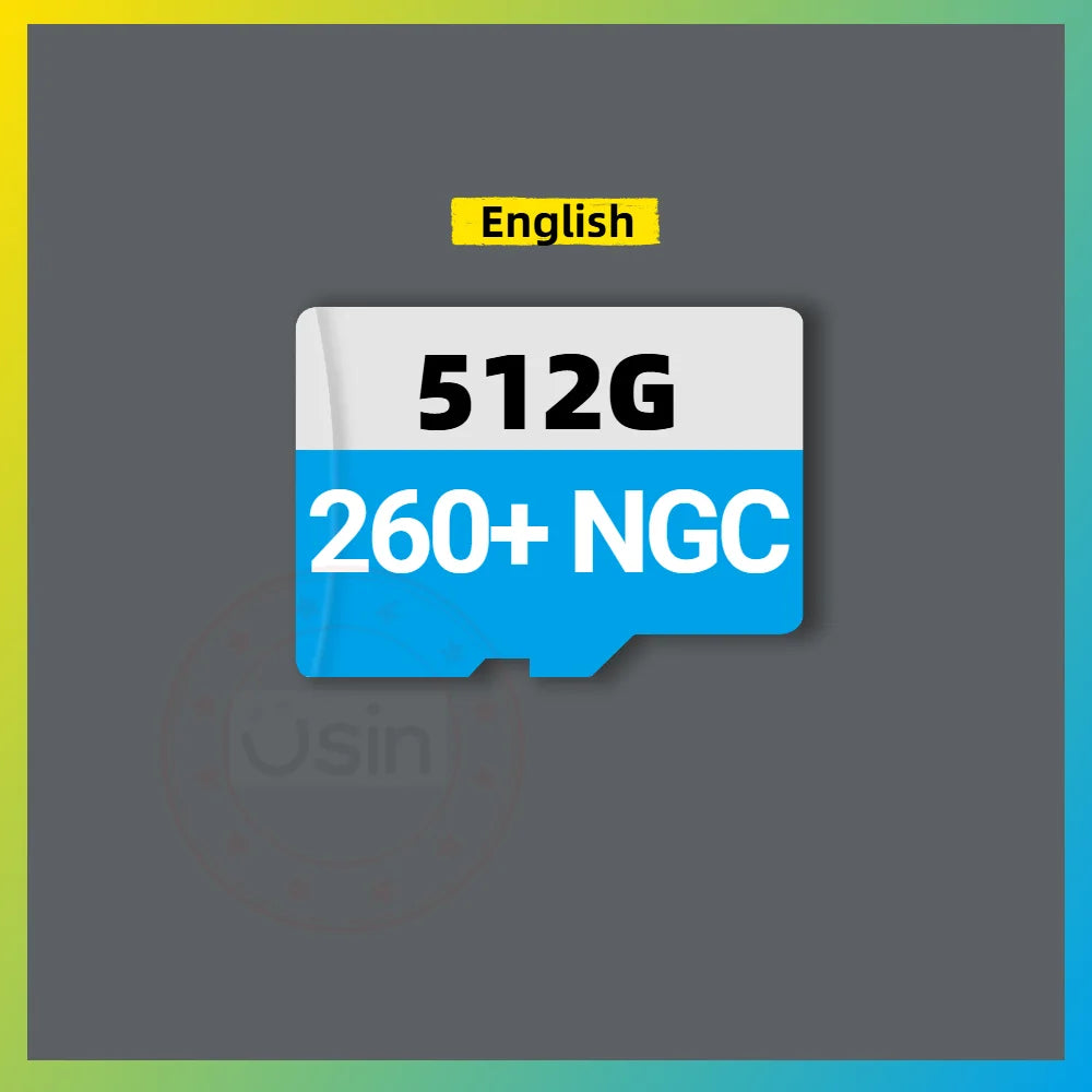 Game SD Card For Anbernic RG477M RG 477M Gaming Console Memory TF Retro Games Portable Handheld Gaming Plug&play 1TB 512G 256G