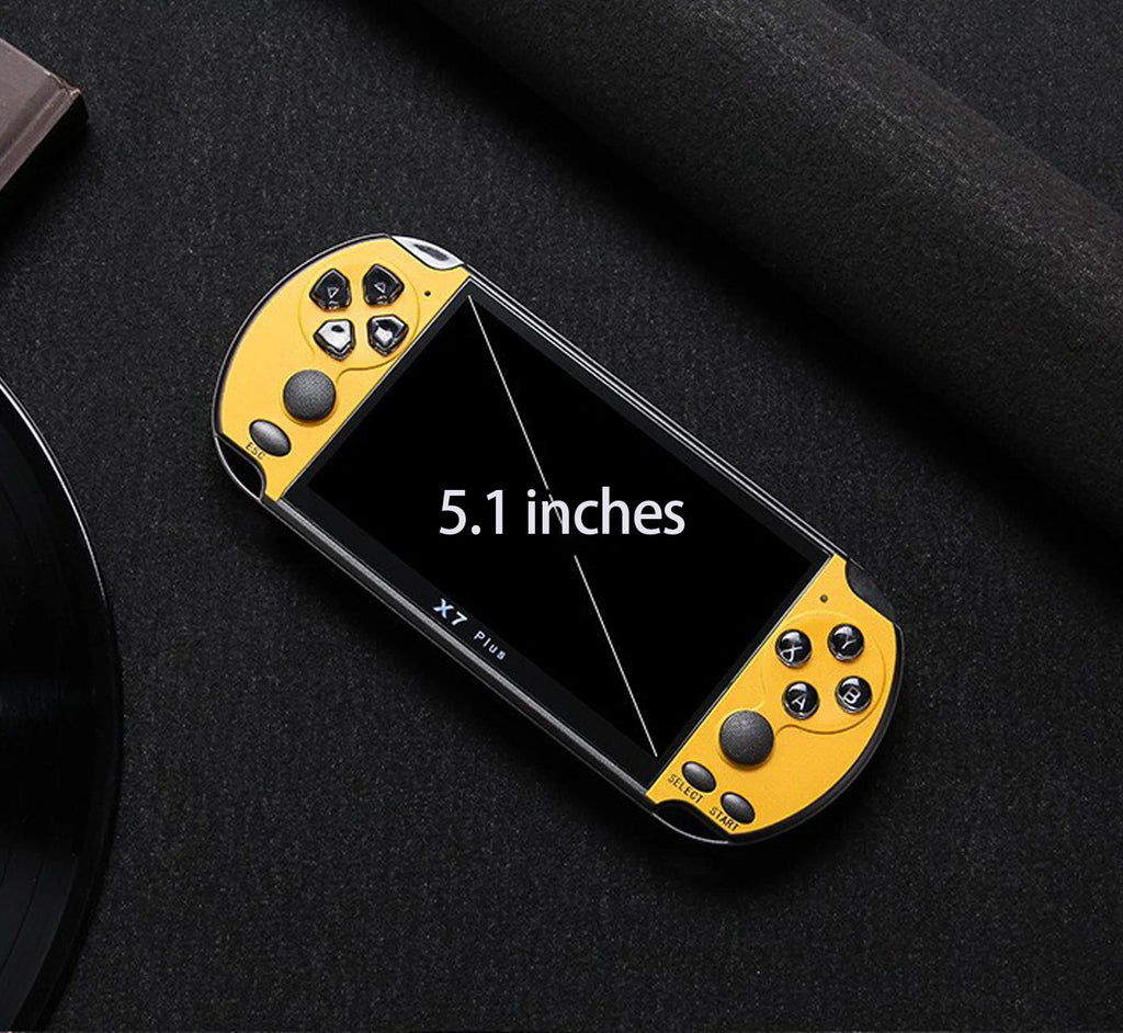 X7/X7 Plus Portable Gaming Console, 4.3/5.1-inch HD screen, Portable Audio-Video Player, Classic Games, Over 10,000 Free Built-