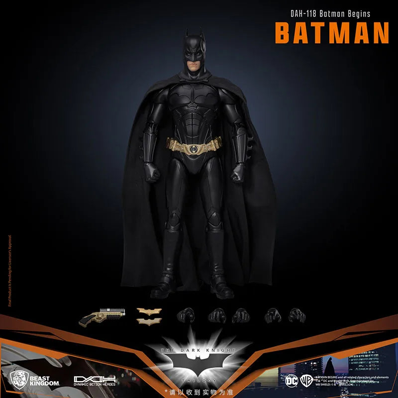 DC Figures Beast Kingdom Bell Keaton Pattinson Clooney Batman Екшън фигурка Фигура на Батман DC Екшън фигурки Модел Подаръчен оригинал
