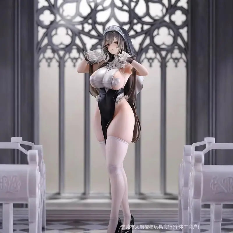 28см Pure Vibrastar Seishori Pray Sister Girl Hard Anime Figure PVC екшън фигурка модел статуя модел колекция играчки кукли подаръци