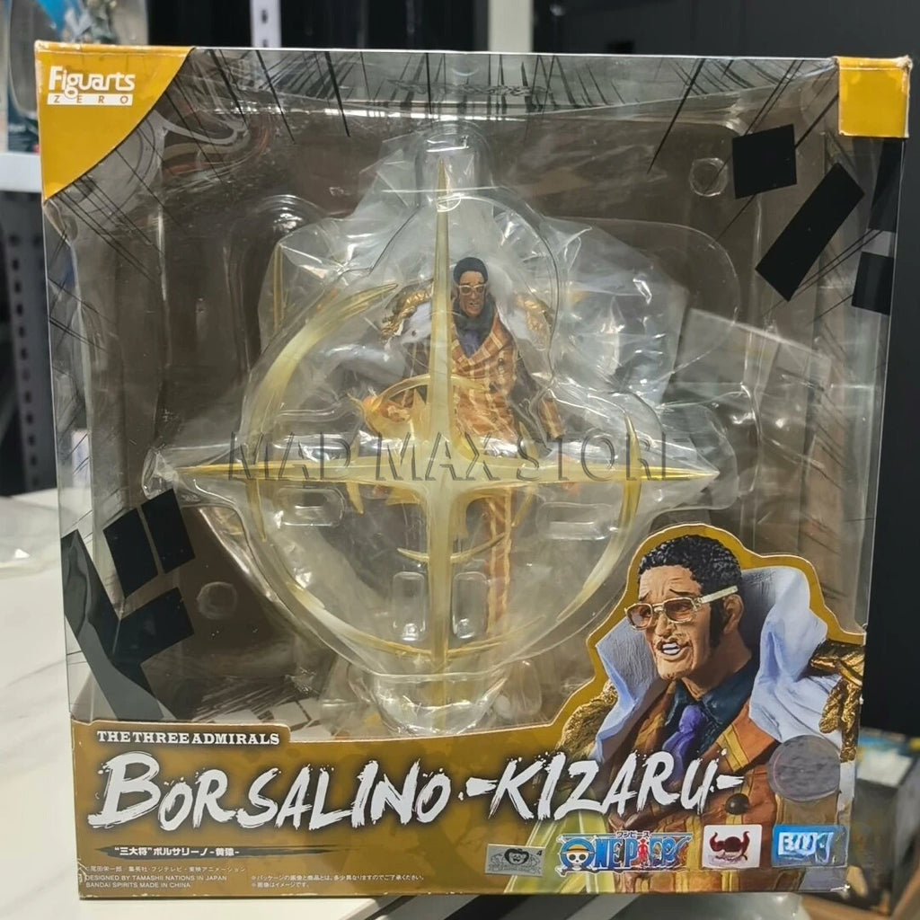 In STock New Bandai Figuarts Zero Super Battle Pirate King Roger, Navy Three Generals Collectible Model Decoration