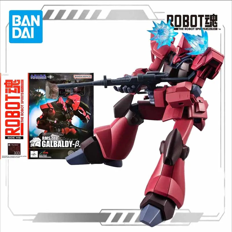 Bandai Original Model Kit ROBOT SOUL GALBALDY Beta GUNDAM Action Figure Model Toy Gifts for Boy Collectible Foam Box Sends